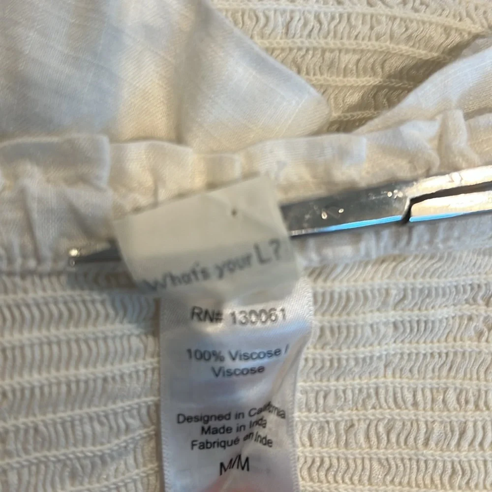 I*Space Off Shoulder Crop Lace Top - Picture 6 of 6